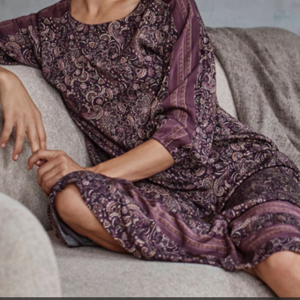 J. Jill Purple Paisley Maxi Dress